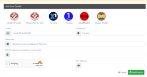 add playlist on smart one iptv