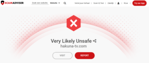 scamadvisor hakuna