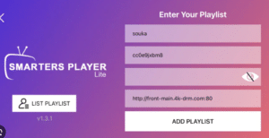 Open Smarters Player Lite na installatie.